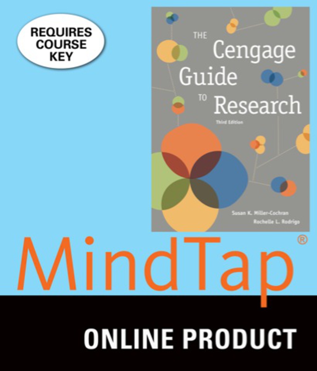 MindTap English for Miller-Cochran/Rodrigo's Cengage Guide to Research, 3rd Edition, [Instant Access], 1 term (6 months) 3rd Edition â€“ PDF/EPUB Version Downloadable